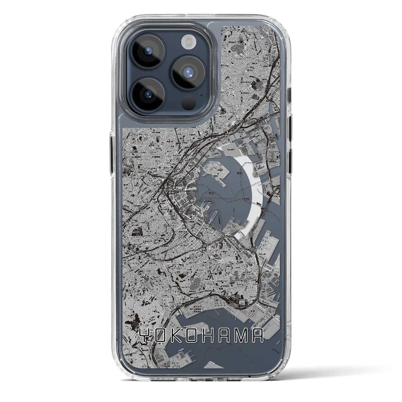 【横浜(神奈川県)】地図柄iPhoneケース(MagSafeタイプ)