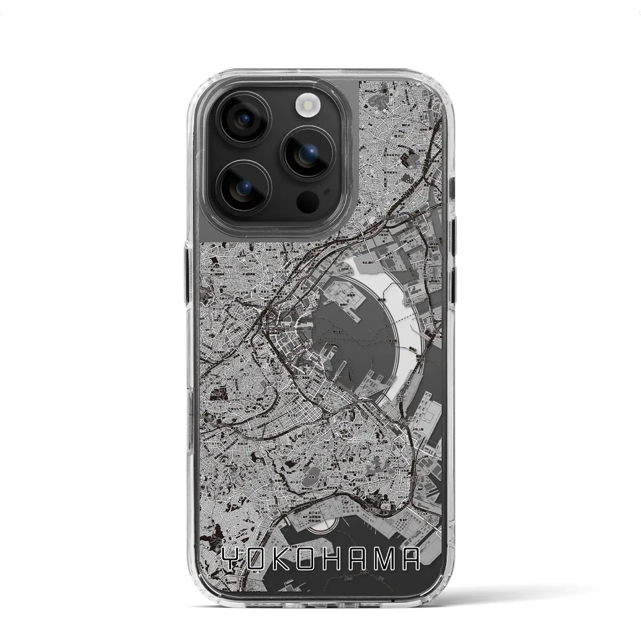 【横浜(神奈川県)】地図柄iPhoneケース(MagSafeタイプ)