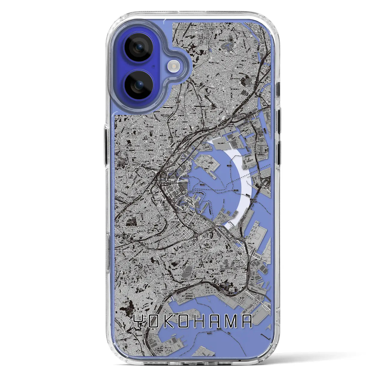 【横浜(神奈川県)】地図柄iPhoneケース(MagSafeタイプ)