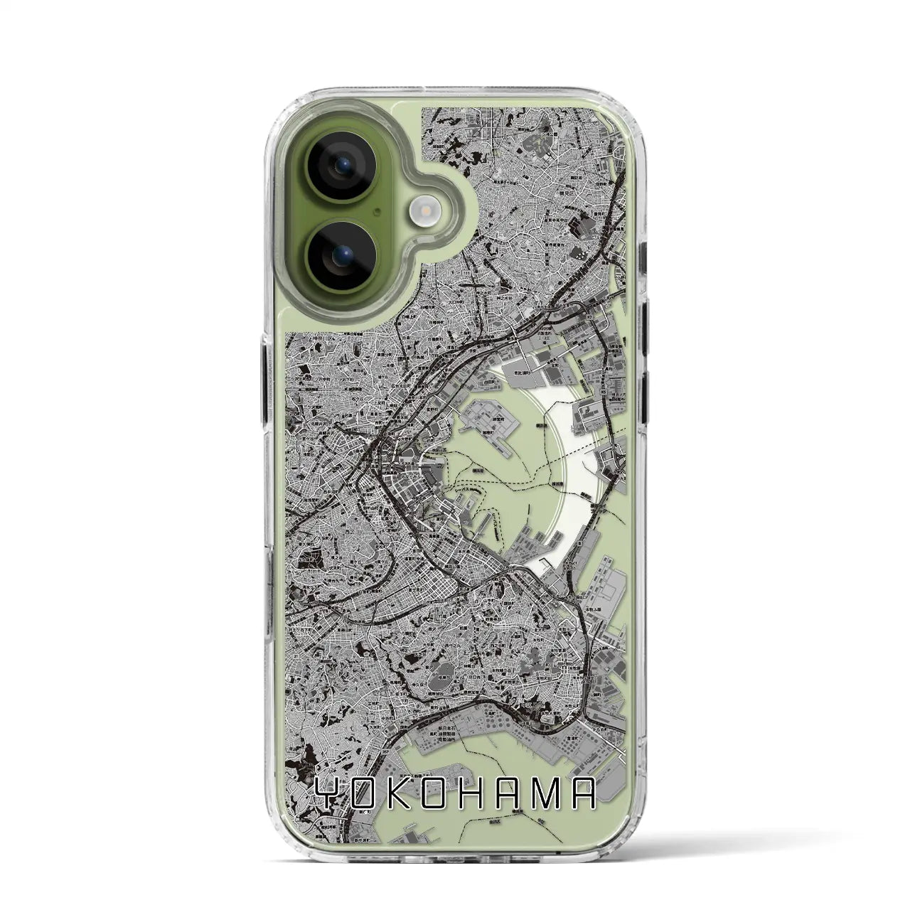 【横浜(神奈川県)】地図柄iPhoneケース(MagSafeタイプ)