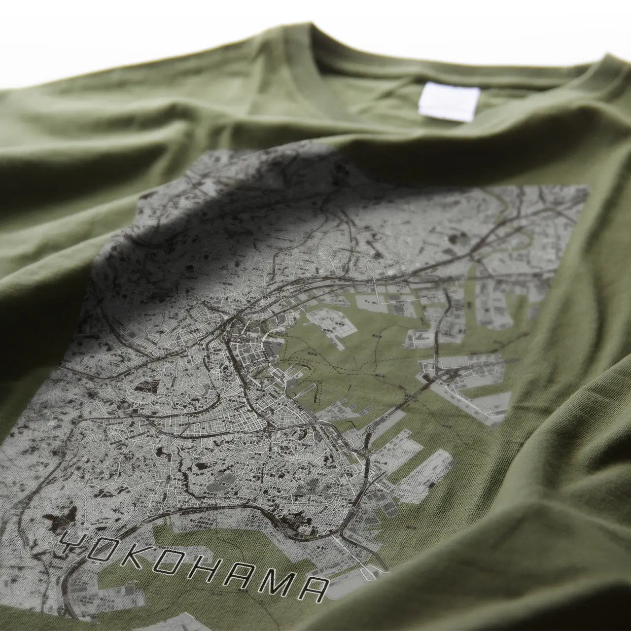 【横浜(神奈川県)】地図柄ビッグシルエットTシャツ