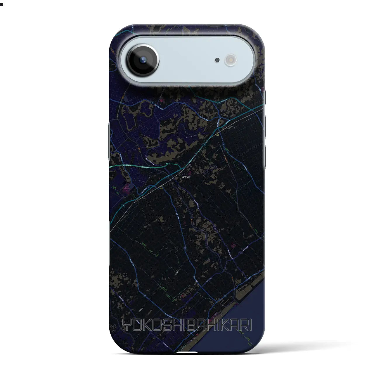 【横芝光(千葉県)】地図柄iPhoneケース(バックカバータイプ)