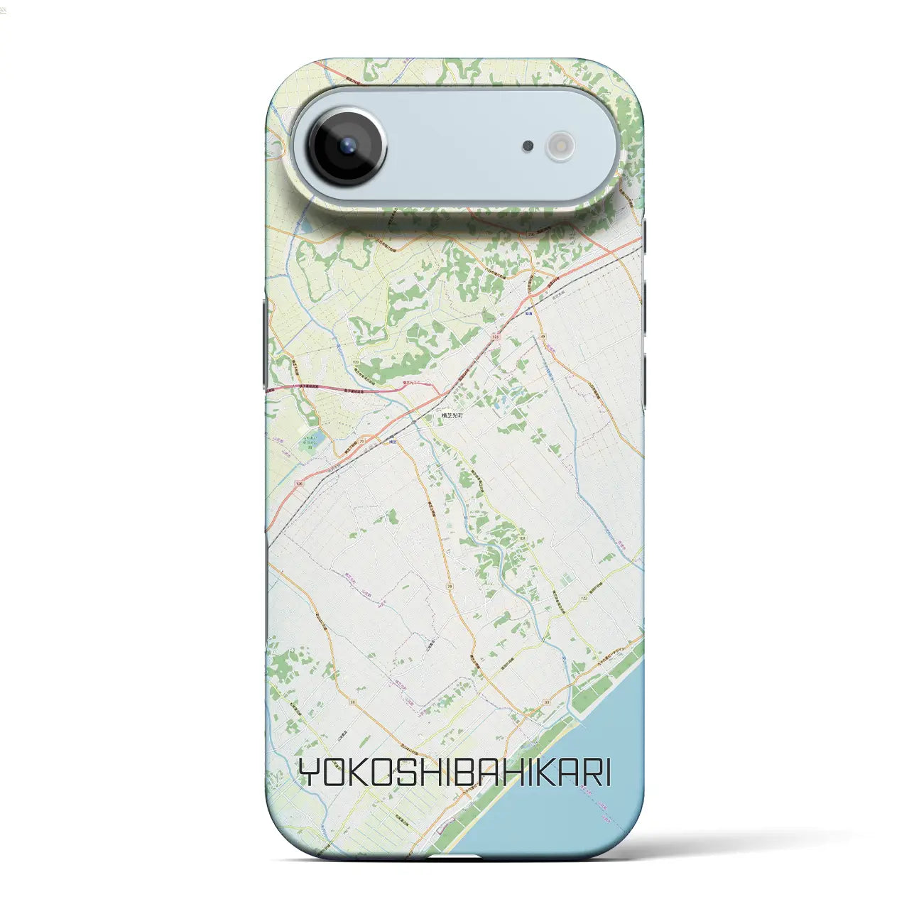 【横芝光(千葉県)】地図柄iPhoneケース(バックカバータイプ)