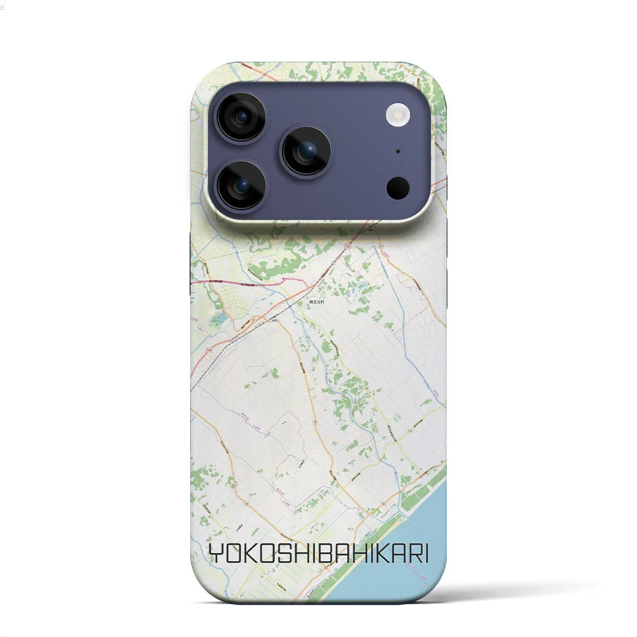 【横芝光(千葉県)】地図柄iPhoneケース(バックカバータイプ)