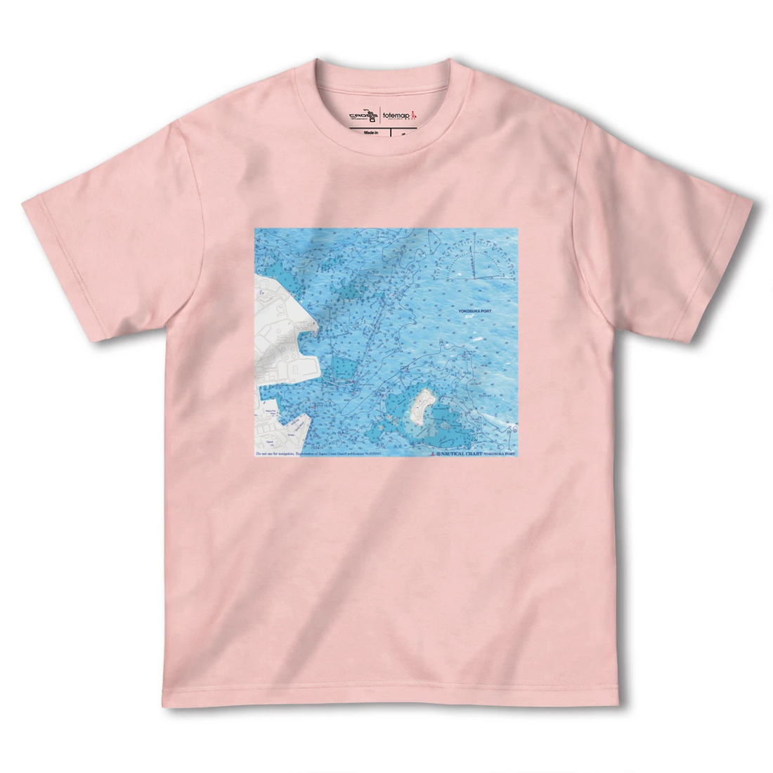 【横須賀港(神奈川県)】海図Tシャツ