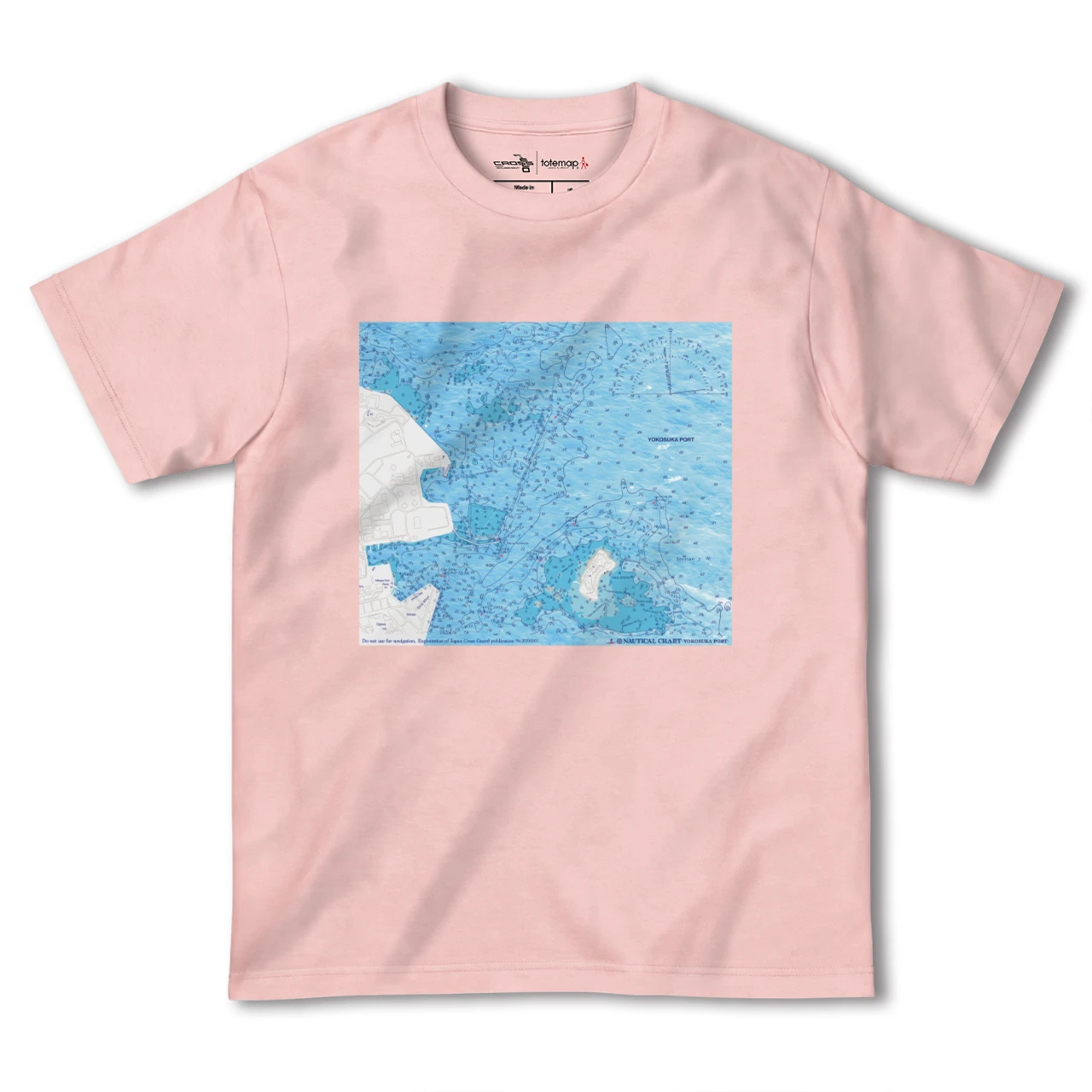 【横須賀港(神奈川県)】海図Tシャツ