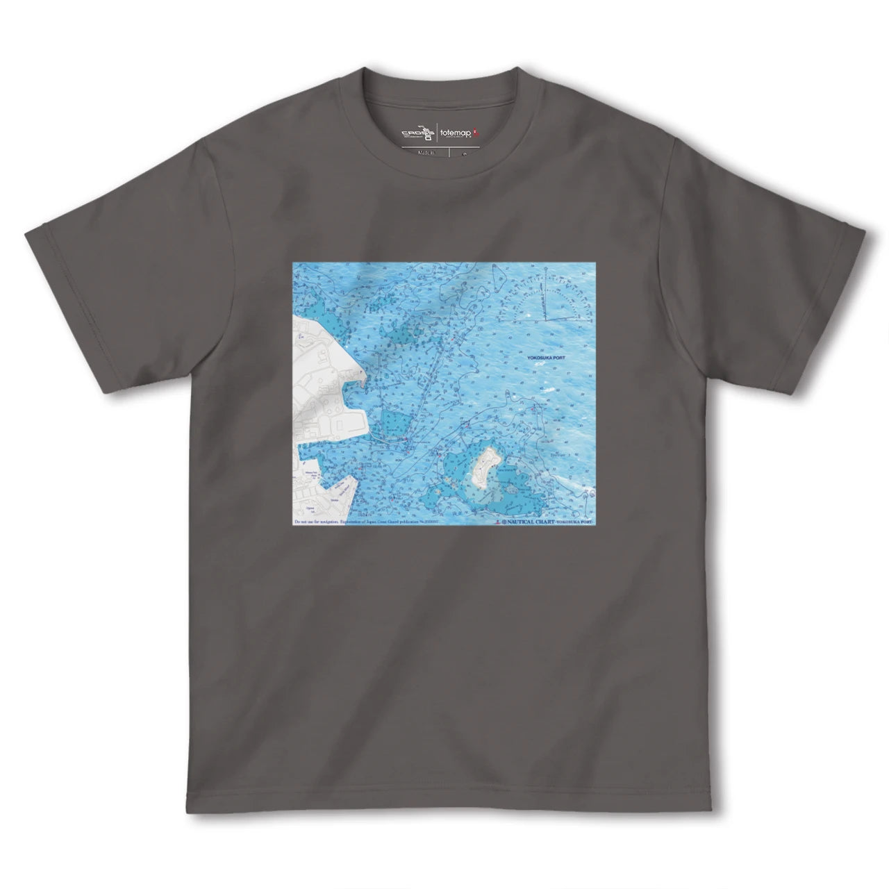 【横須賀港(神奈川県)】海図Tシャツ