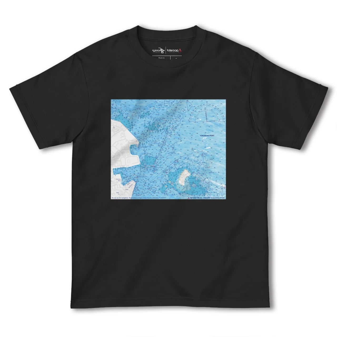 【横須賀港(神奈川県)】海図Tシャツ