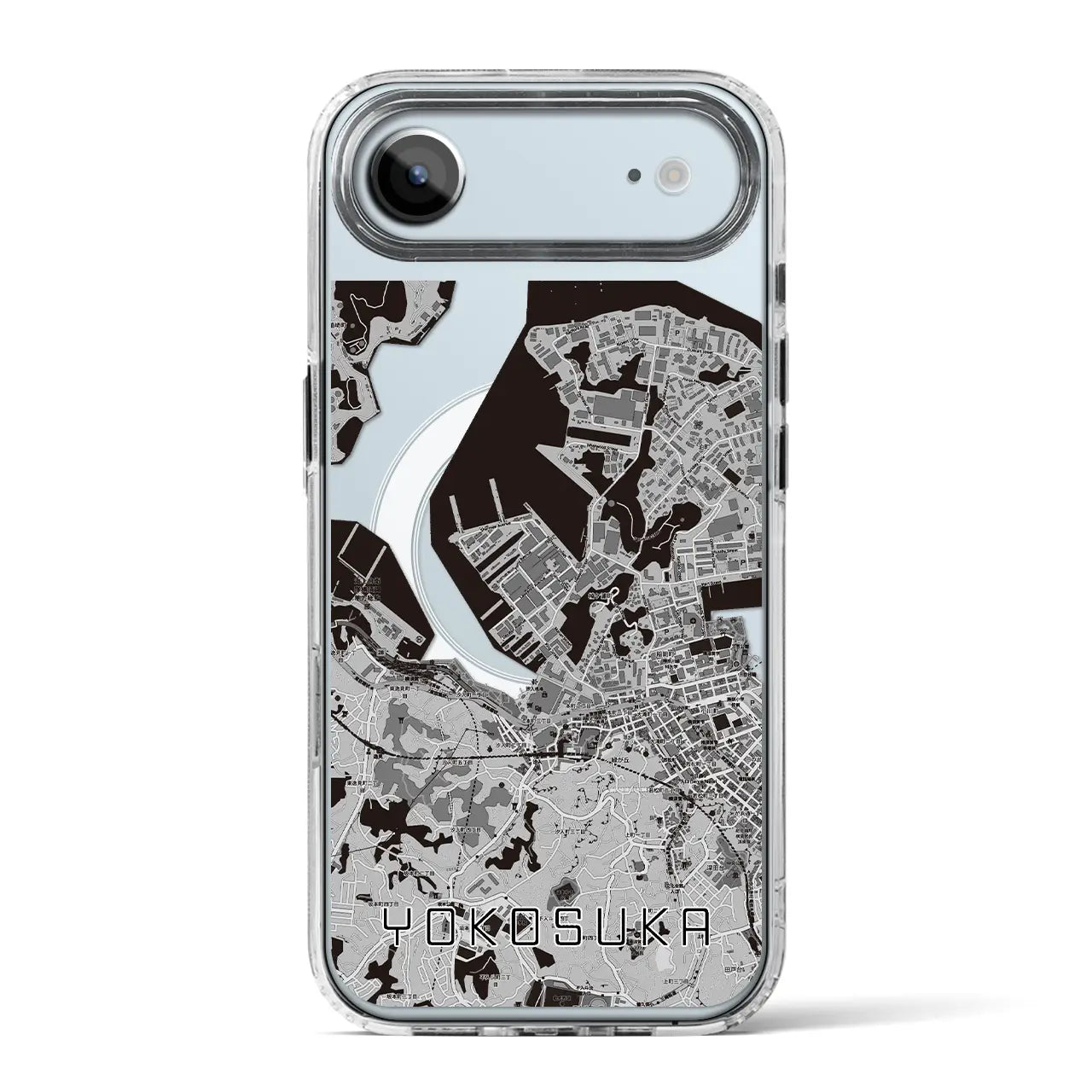 【横須賀(神奈川県)】地図柄iPhoneケース(MagSafeタイプ)