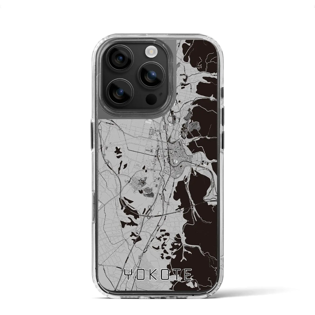 【横手(秋田県)】地図柄iPhoneケース(MagSafeタイプ)