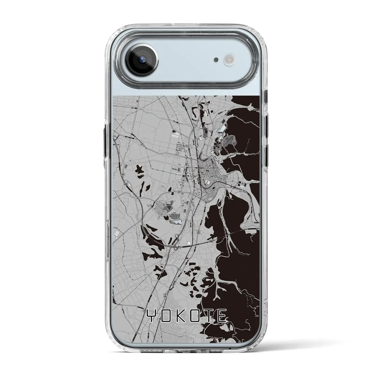 【横手(秋田県)】地図柄iPhoneケース(MagSafeタイプ)