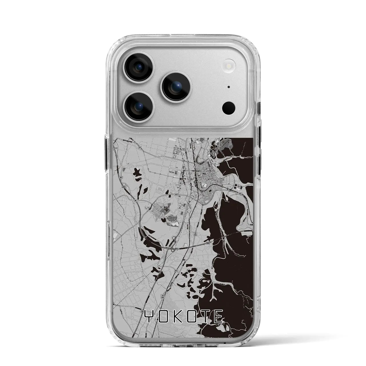 【横手(秋田県)】地図柄iPhoneケース(MagSafeタイプ)