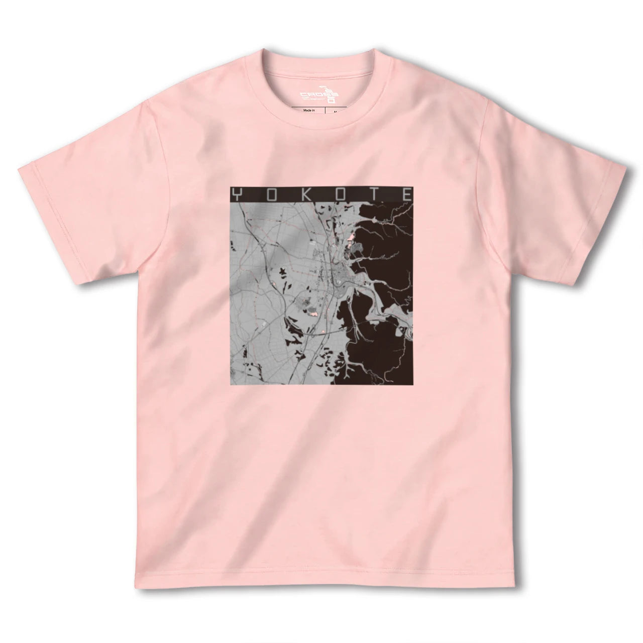 【横手(秋田県)】地図柄ヘビーウェイトTシャツ