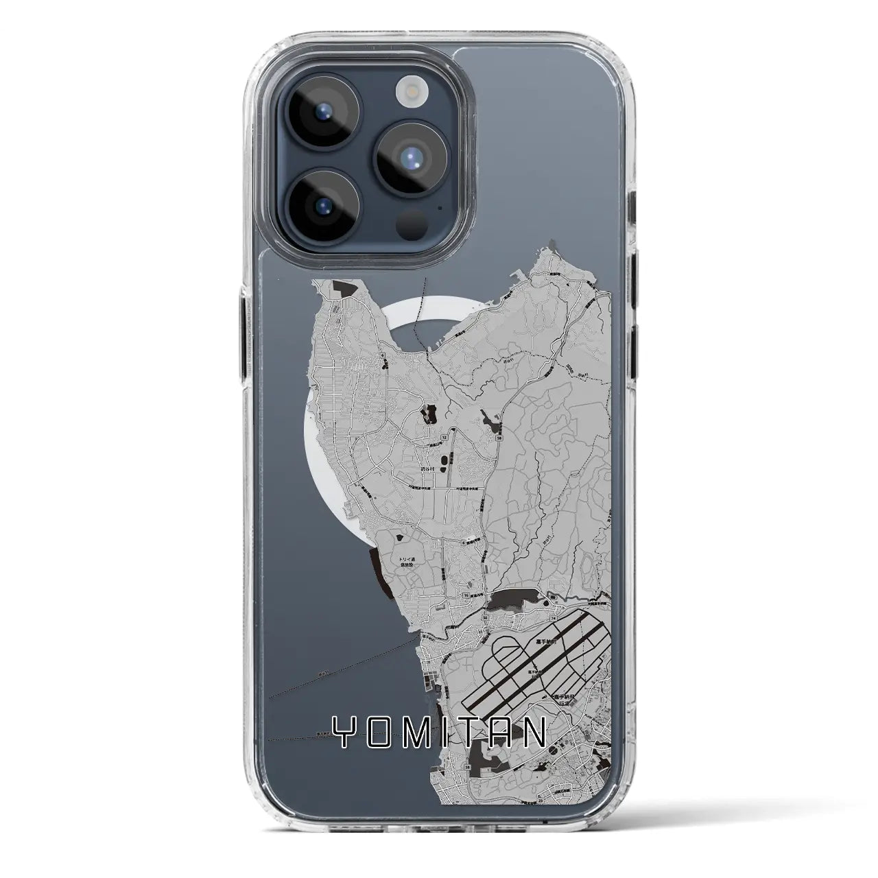 【読谷(沖縄県)】地図柄iPhoneケース(MagSafeタイプ)