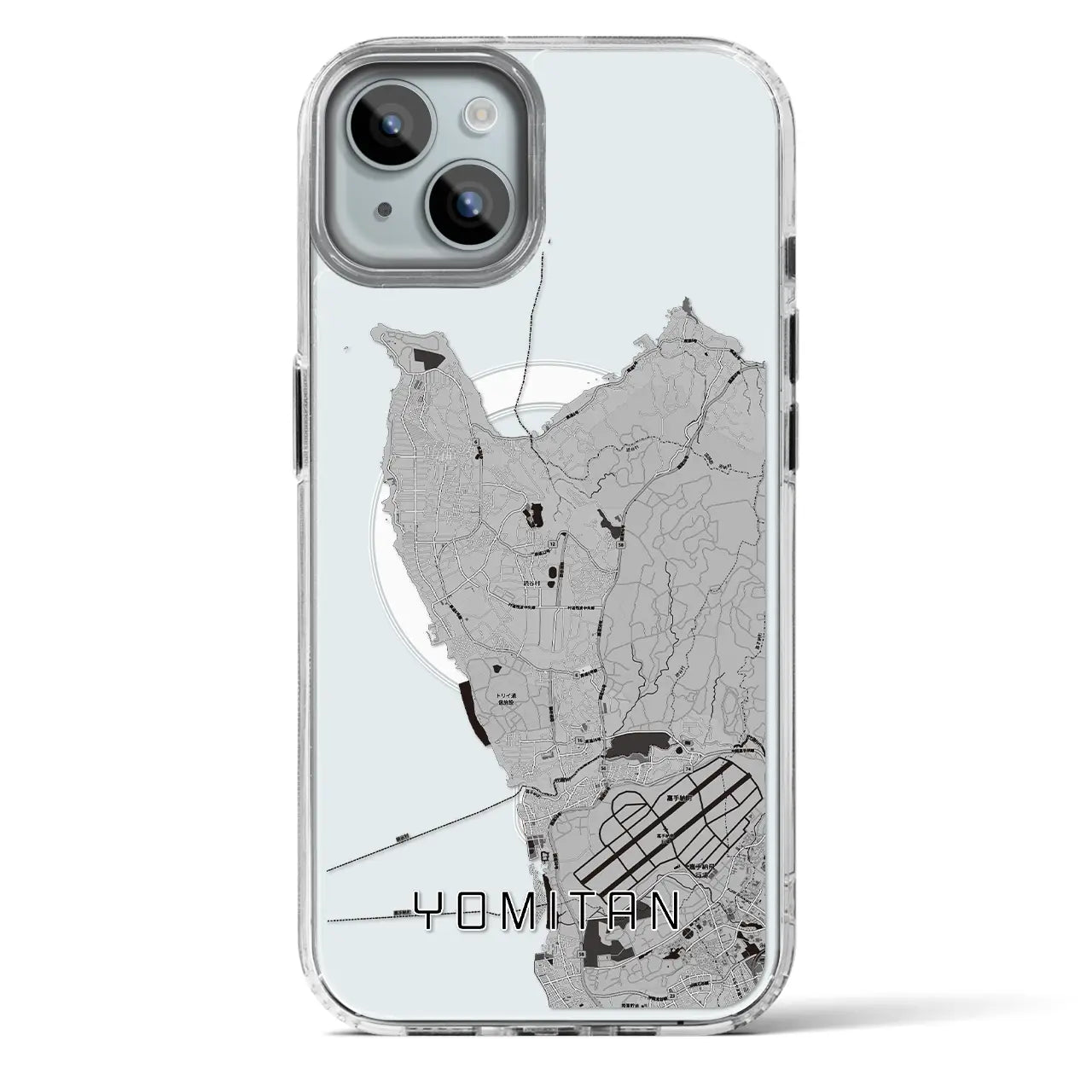 【読谷(沖縄県)】地図柄iPhoneケース(MagSafeタイプ)