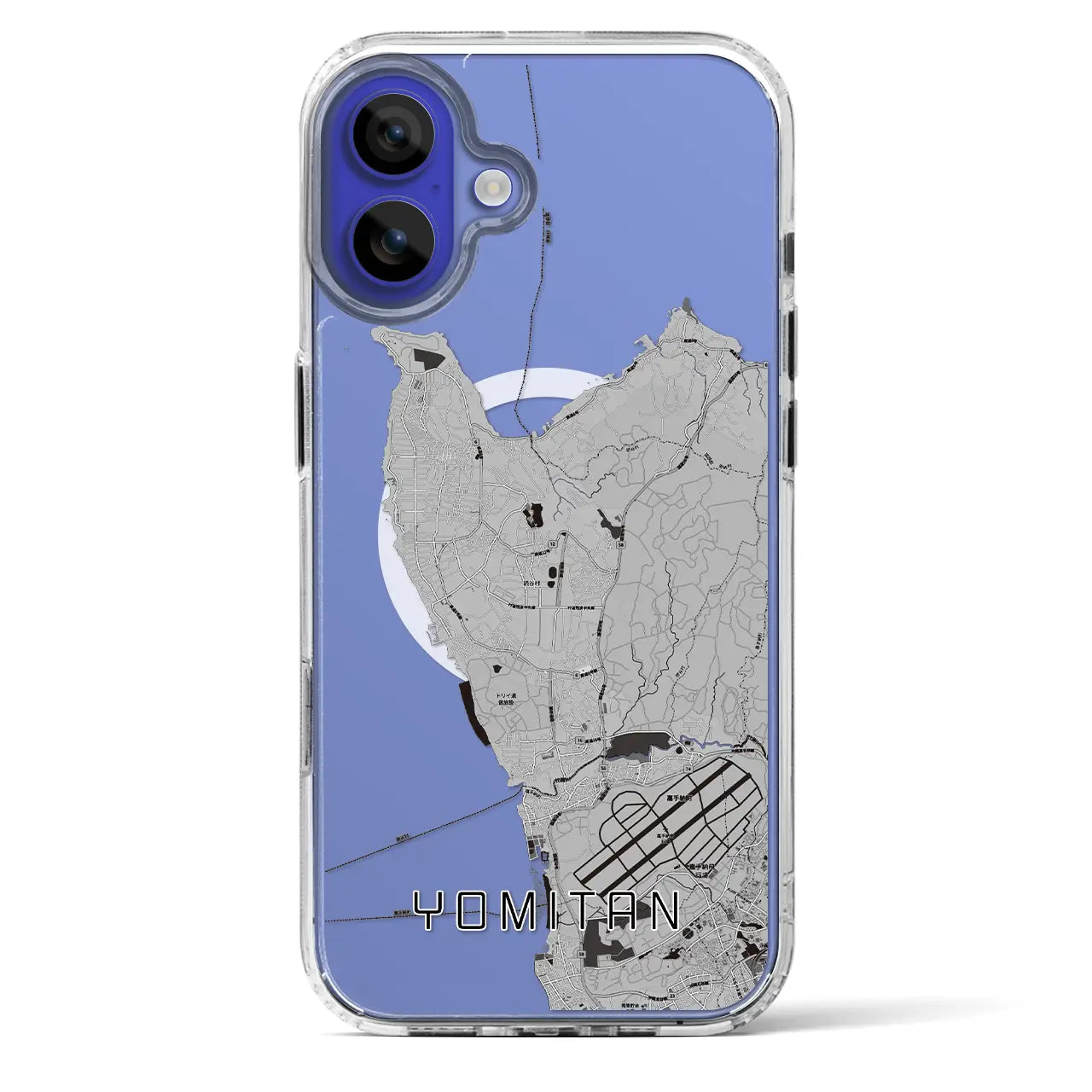 【読谷(沖縄県)】地図柄iPhoneケース(MagSafeタイプ)