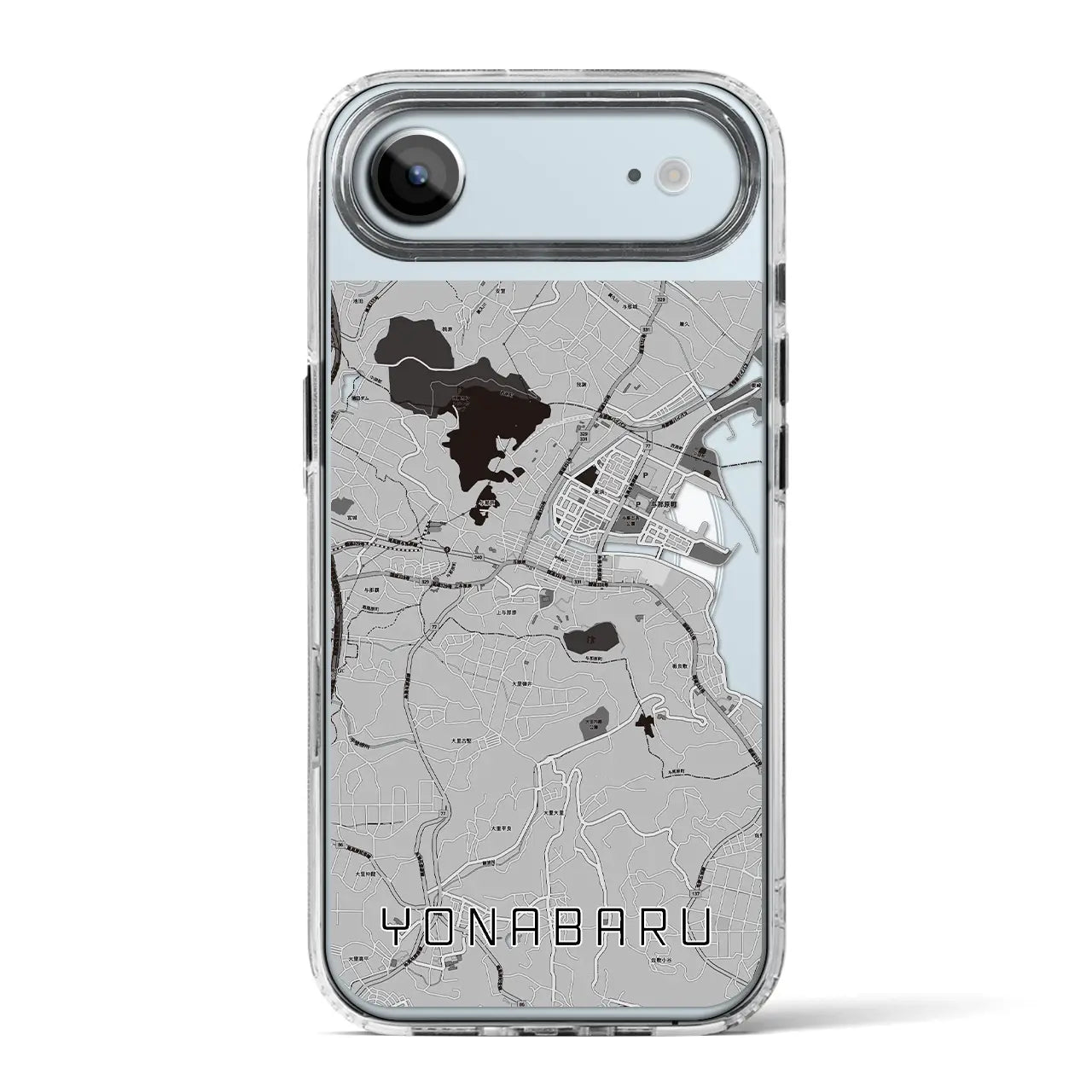 【与那原(沖縄県)】地図柄iPhoneケース(MagSafeタイプ)