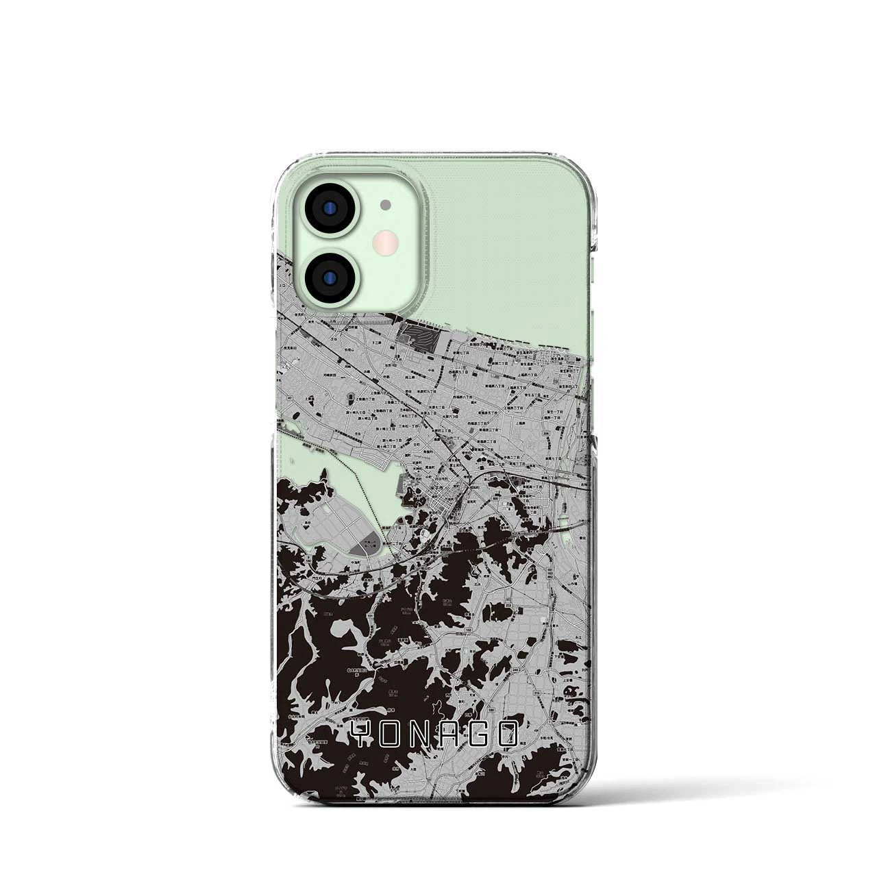 【米子(鳥取県)】地図柄iPhoneケース(クリアタイプ)