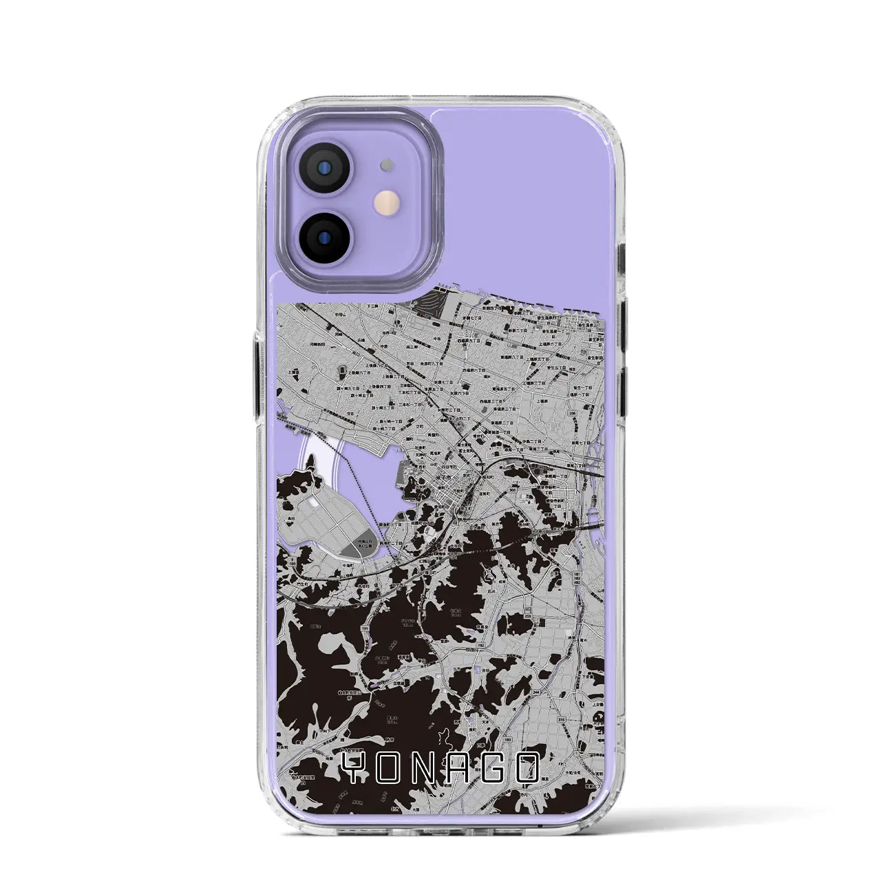 【米子(鳥取県)】地図柄iPhoneケース(MagSafeタイプ)