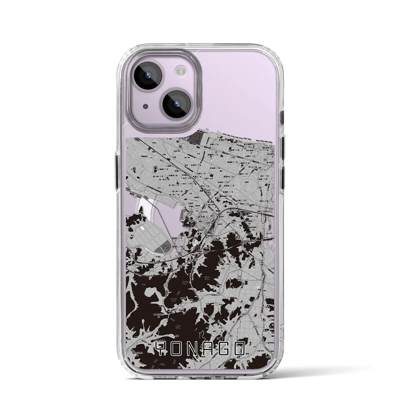 【米子(鳥取県)】地図柄iPhoneケース(MagSafeタイプ)