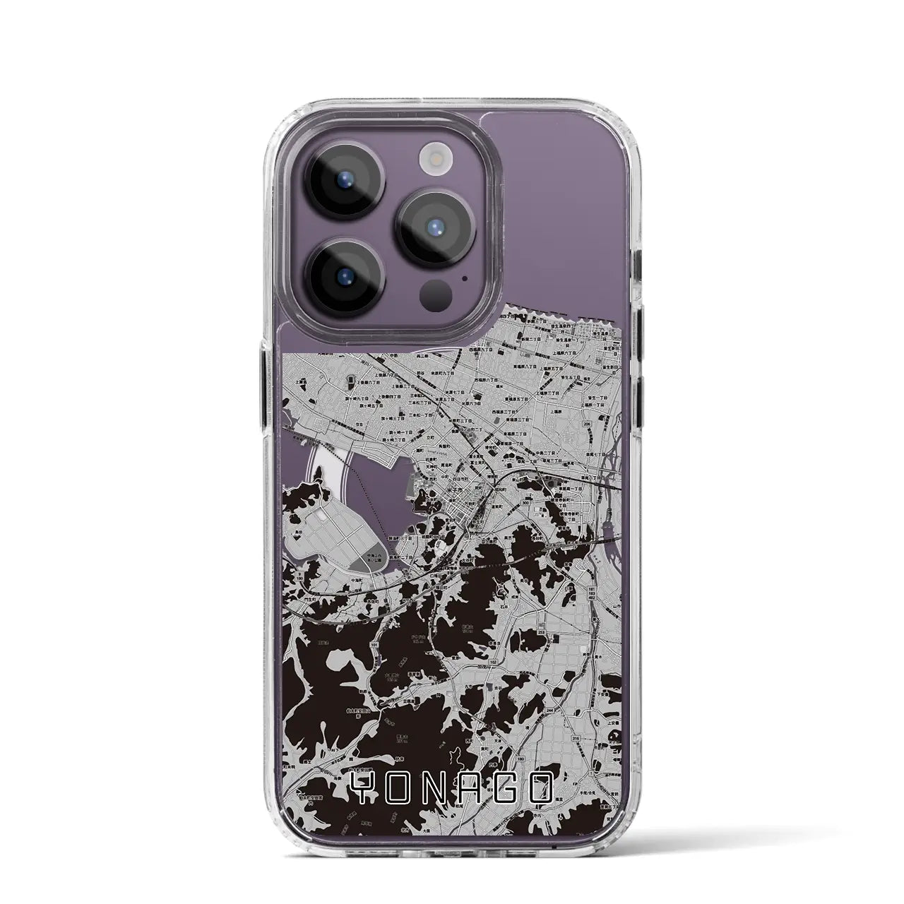 【米子(鳥取県)】地図柄iPhoneケース(MagSafeタイプ)