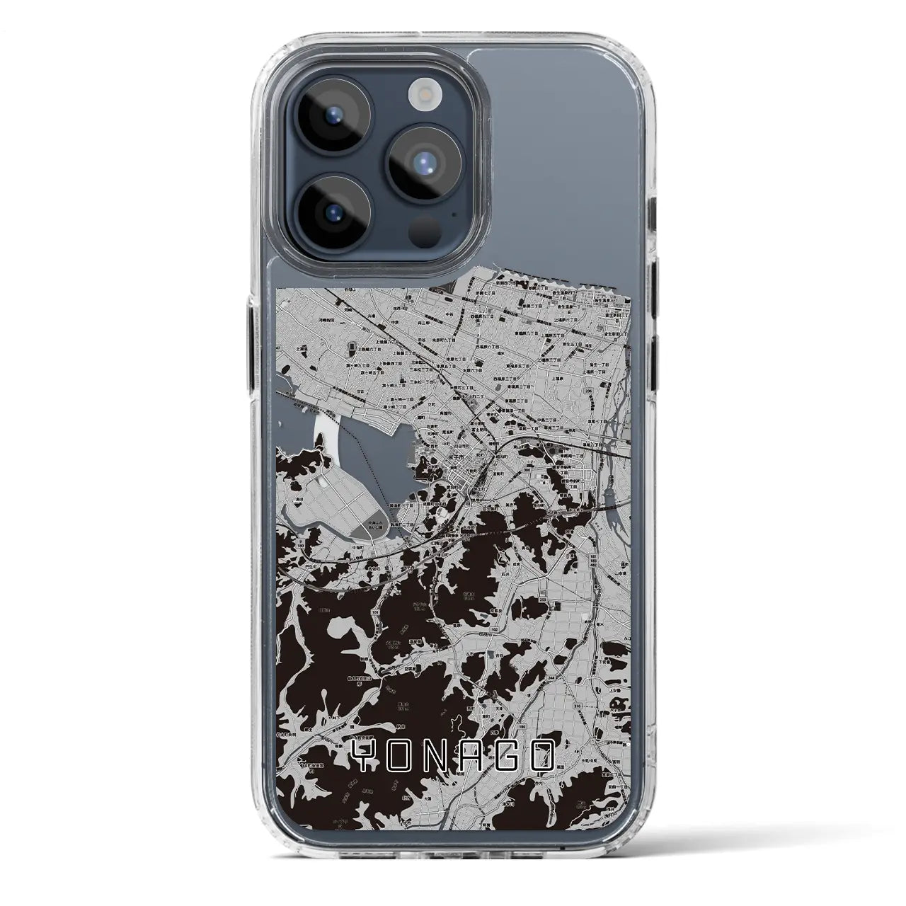 【米子(鳥取県)】地図柄iPhoneケース(MagSafeタイプ)