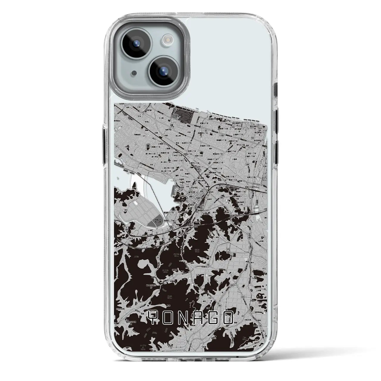 【米子(鳥取県)】地図柄iPhoneケース(MagSafeタイプ)