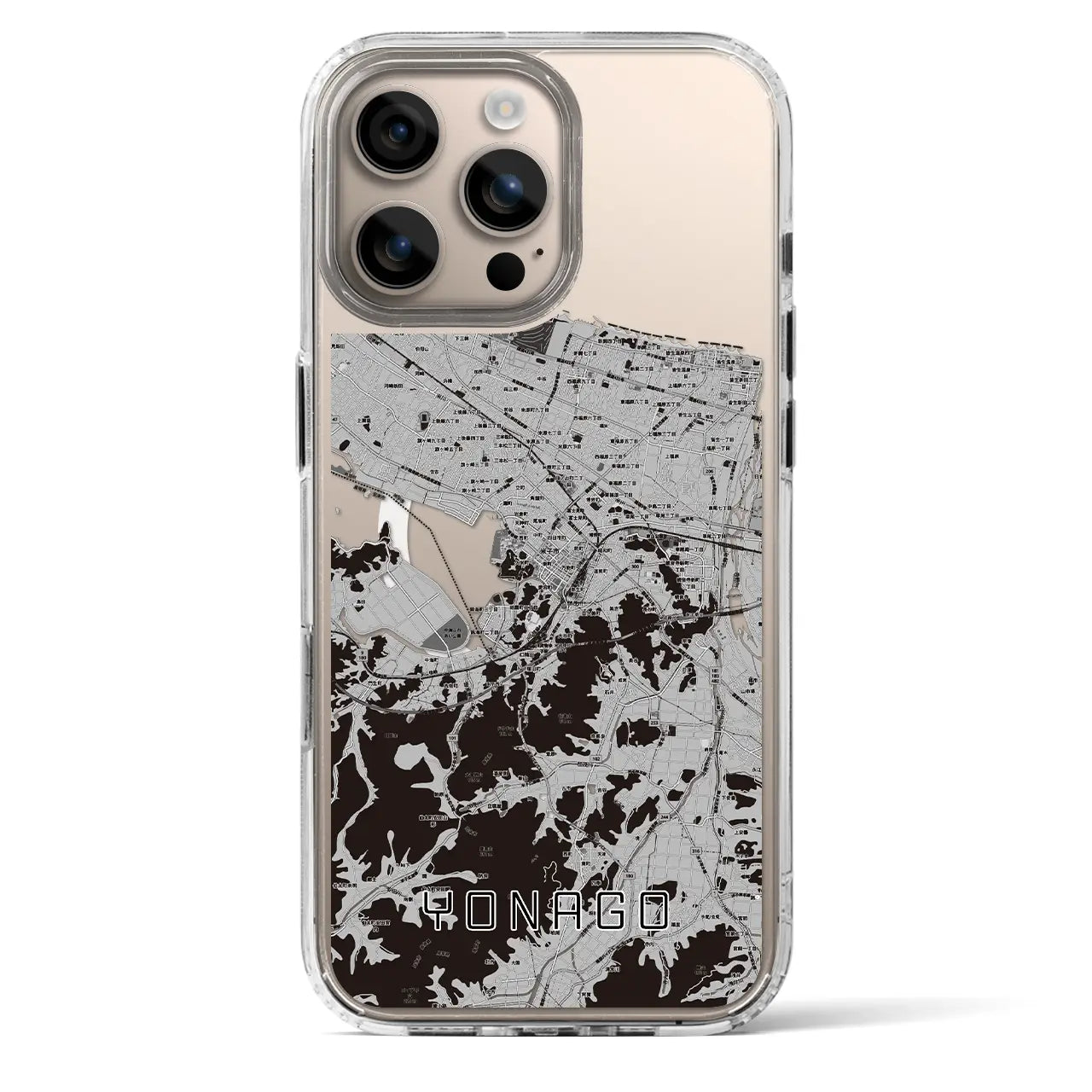 【米子(鳥取県)】地図柄iPhoneケース(MagSafeタイプ)