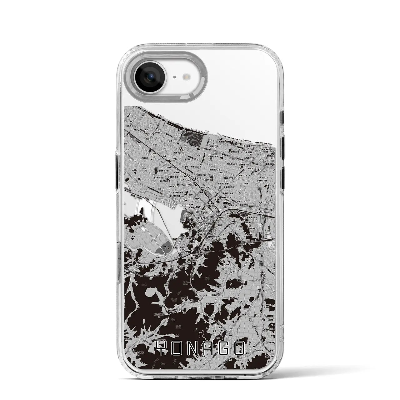 【米子(鳥取県)】地図柄iPhoneケース(MagSafeタイプ)