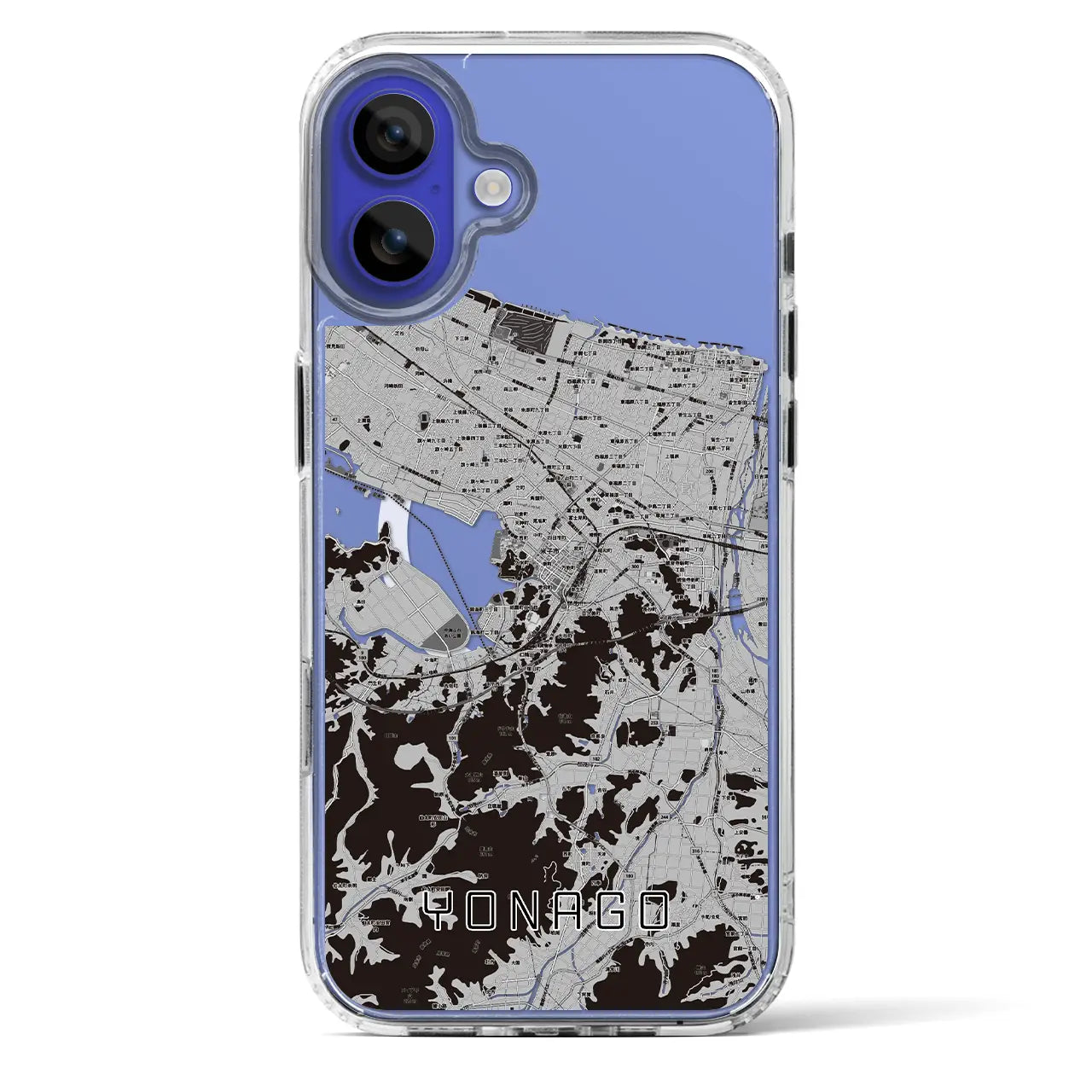 【米子(鳥取県)】地図柄iPhoneケース(MagSafeタイプ)