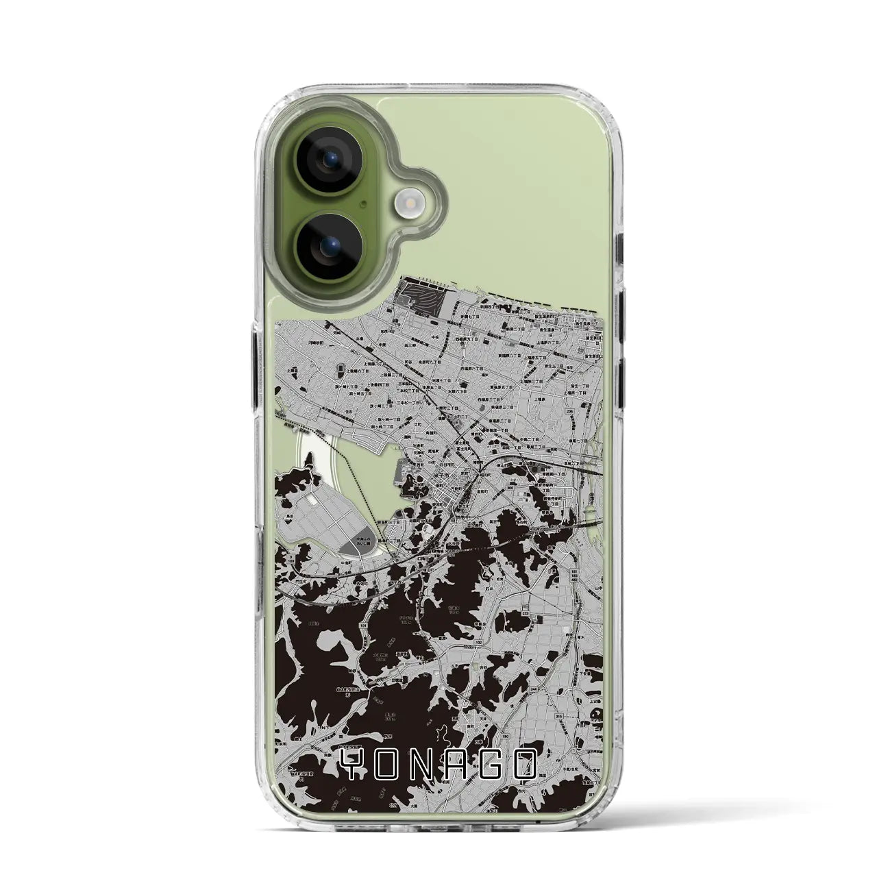 【米子(鳥取県)】地図柄iPhoneケース(MagSafeタイプ)