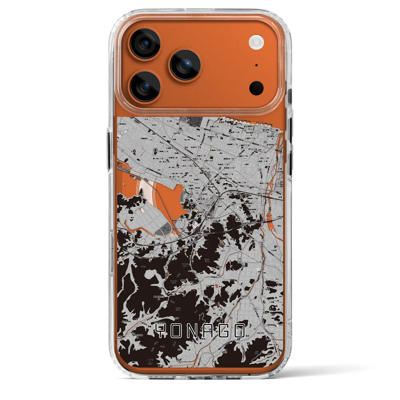 【米子(鳥取県)】地図柄iPhoneケース(MagSafeタイプ)