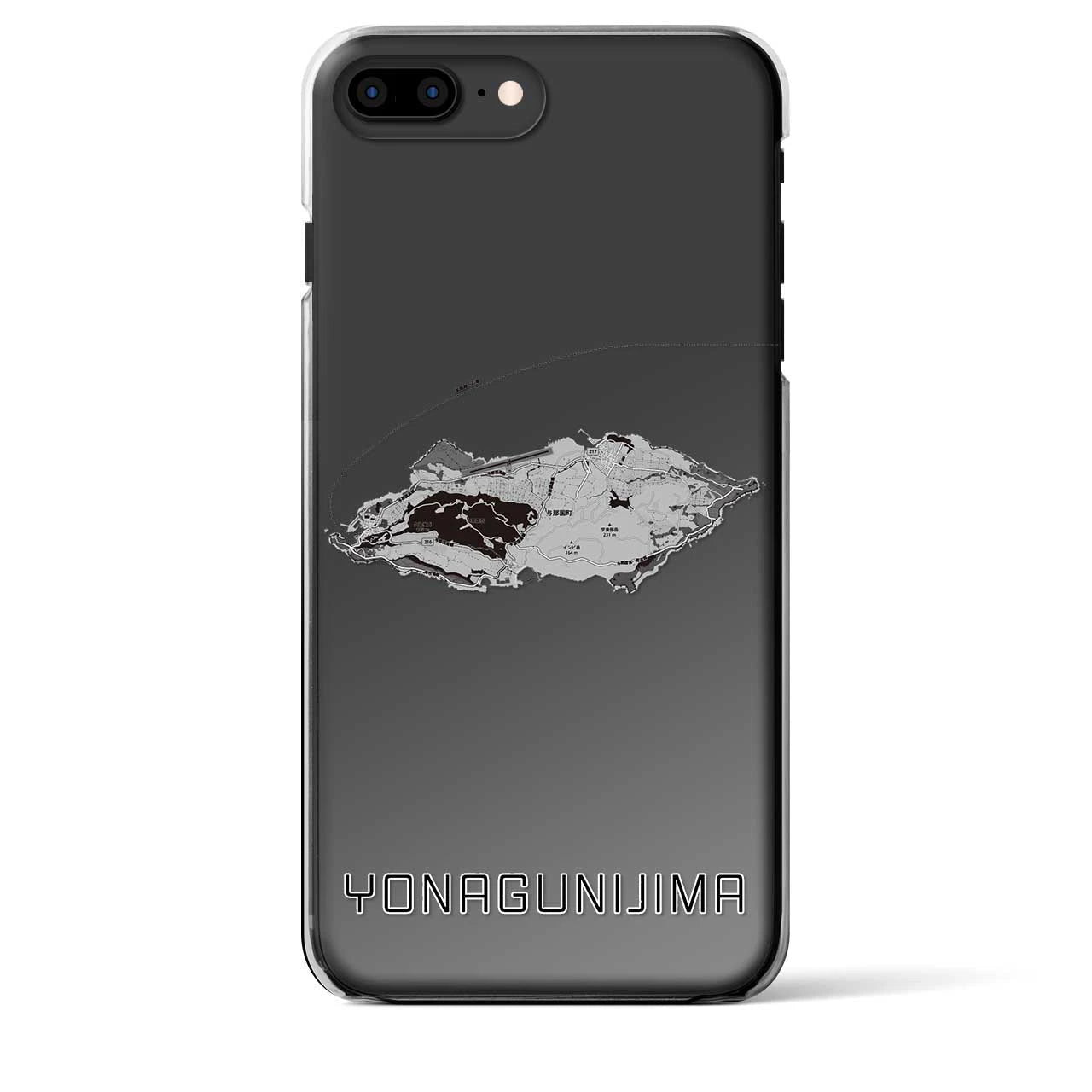 【与那国島(沖縄県)】地図柄iPhoneケース(クリアタイプ)