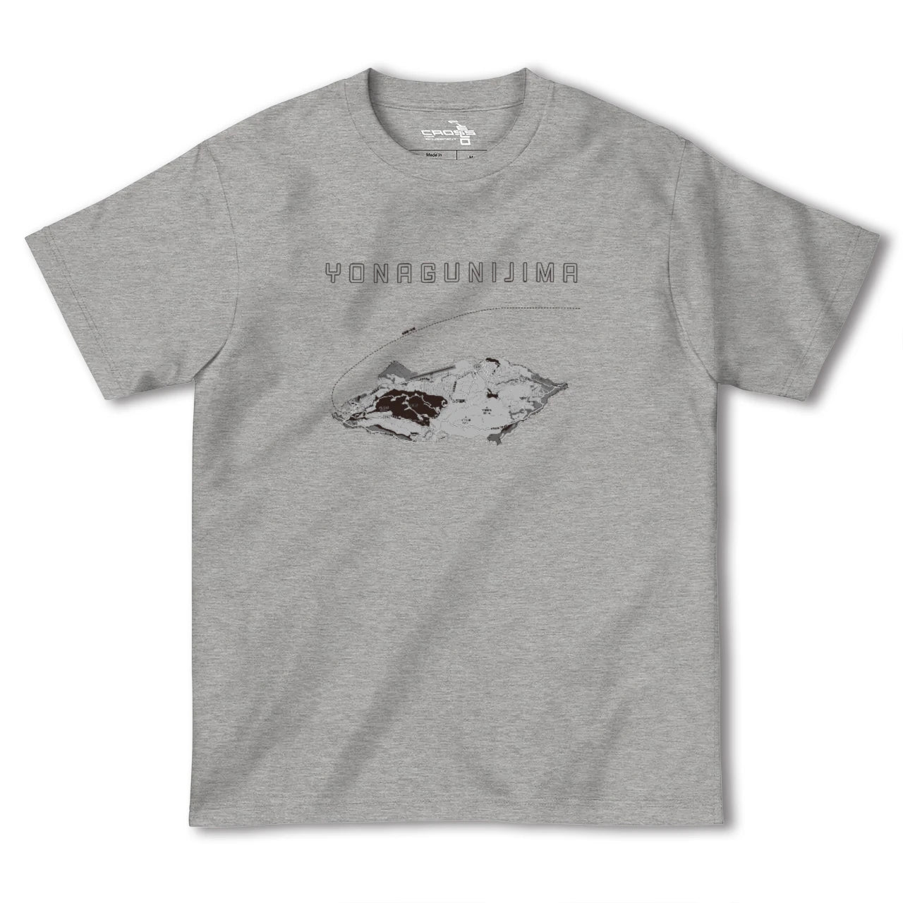 【与那国島(沖縄県)】地図柄ヘビーウェイトTシャツ