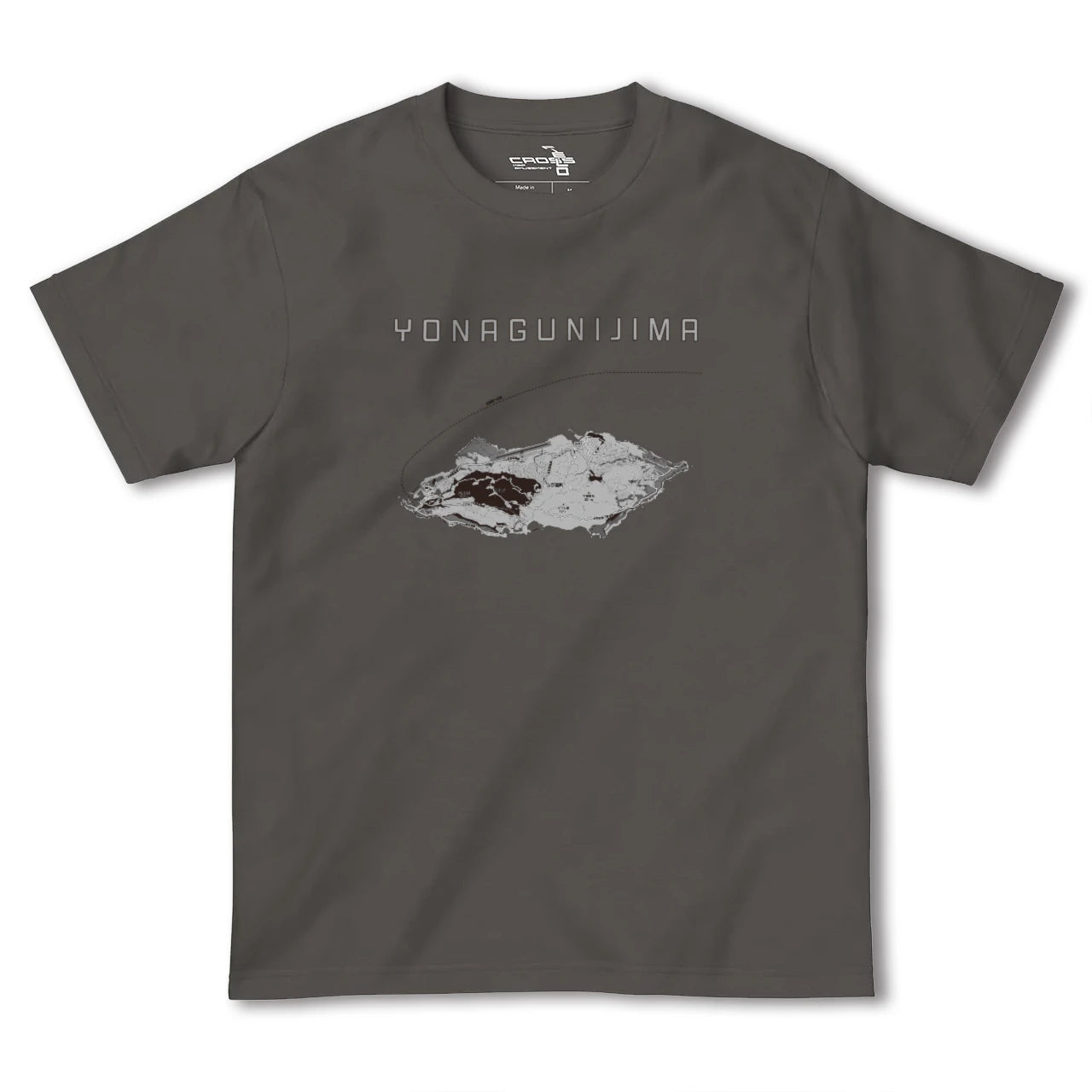 【与那国島(沖縄県)】地図柄ヘビーウェイトTシャツ