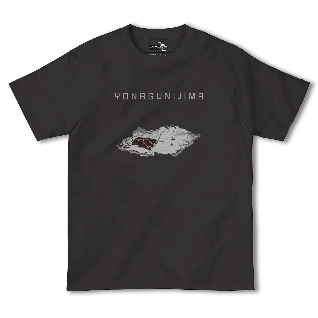 【与那国島(沖縄県)】地図柄ヘビーウェイトTシャツ