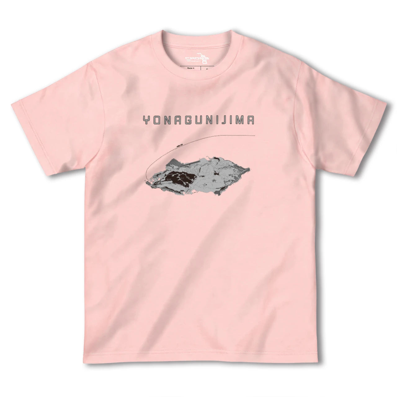【与那国島(沖縄県)】地図柄ヘビーウェイトTシャツ