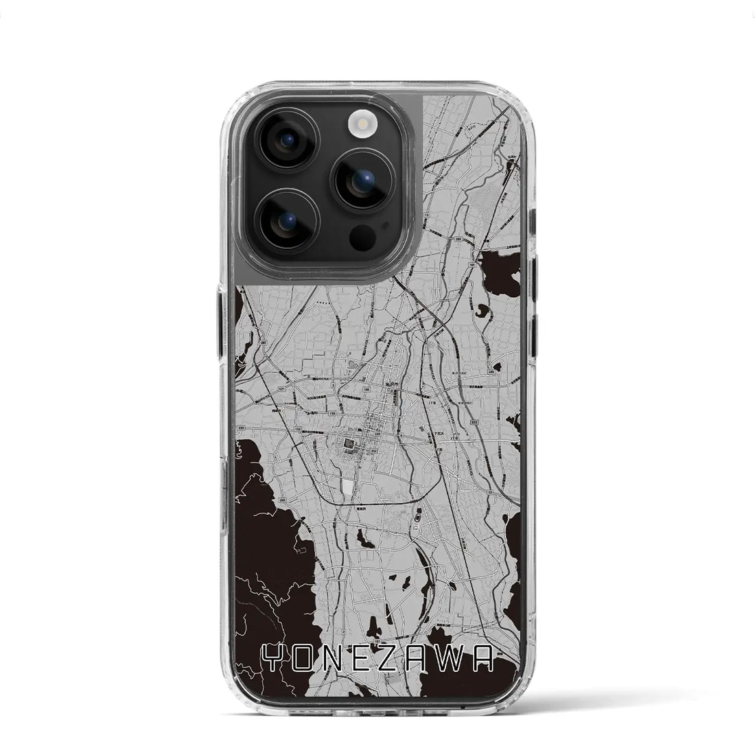 【米沢(山形県)】地図柄iPhoneケース(MagSafeタイプ)