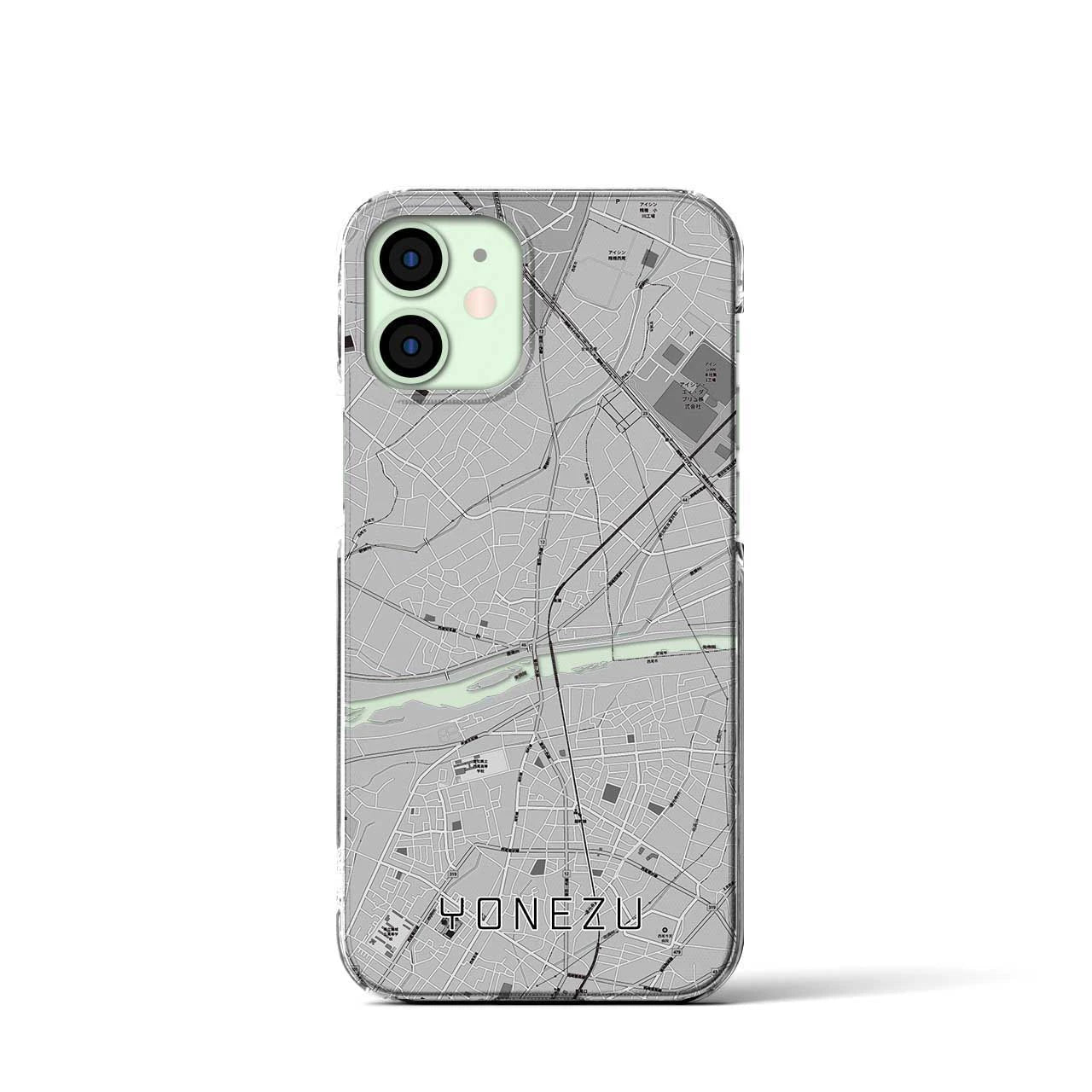 【米津(愛知県)】地図柄iPhoneケース(クリアタイプ)