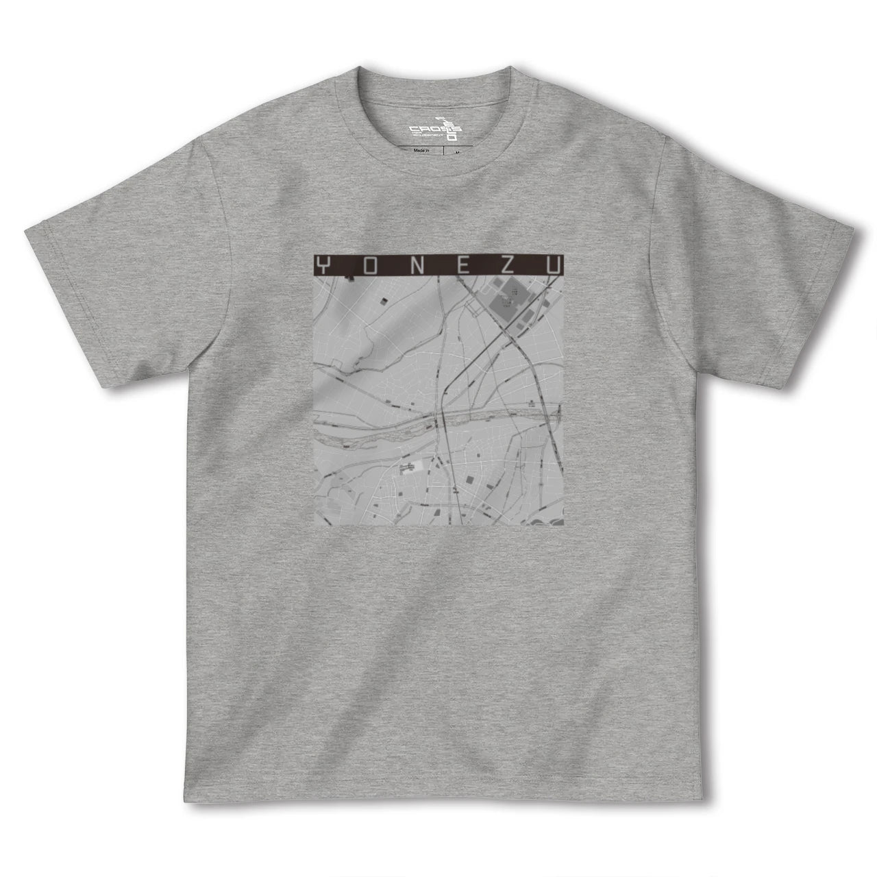 【米津(愛知県)】地図柄ヘビーウェイトTシャツ