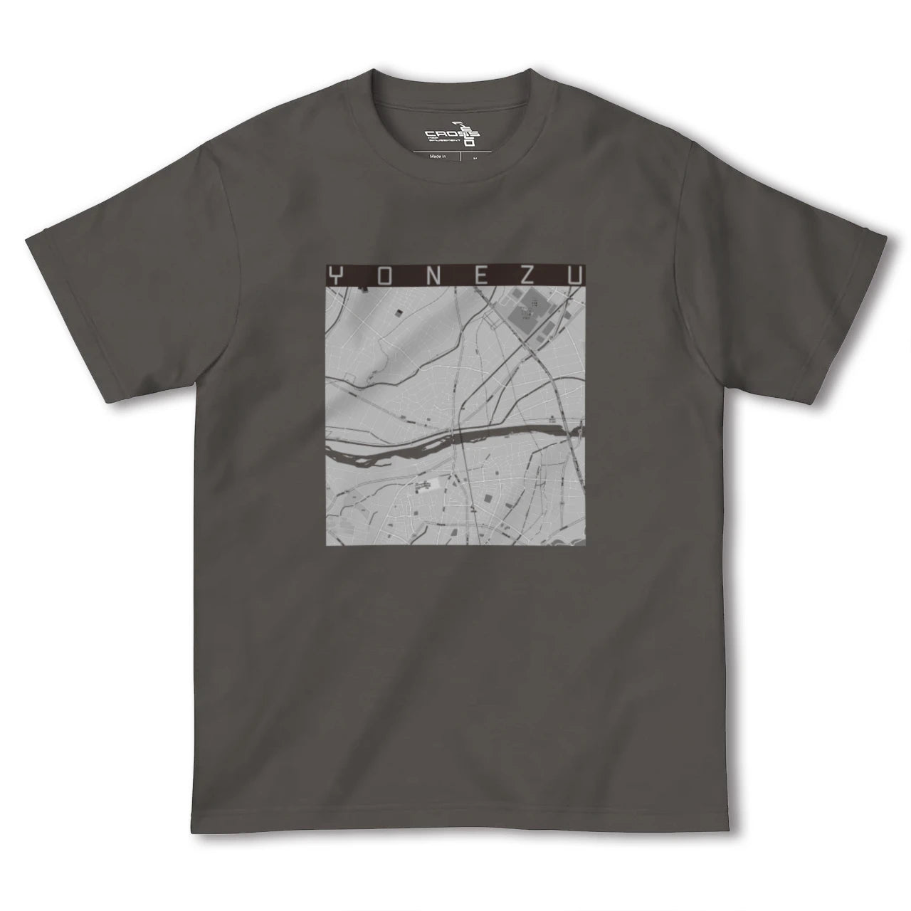 【米津(愛知県)】地図柄ヘビーウェイトTシャツ