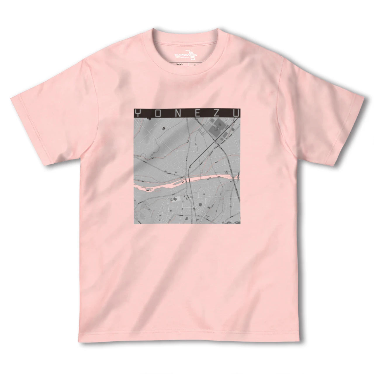 【米津(愛知県)】地図柄ヘビーウェイトTシャツ