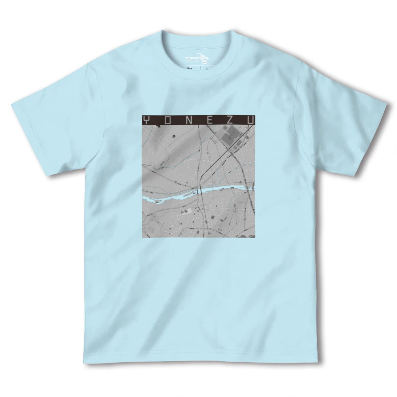 【米津(愛知県)】地図柄ヘビーウェイトTシャツ