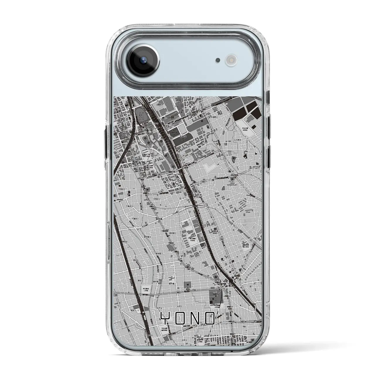 【与野(埼玉県)】地図柄iPhoneケース(MagSafeタイプ)