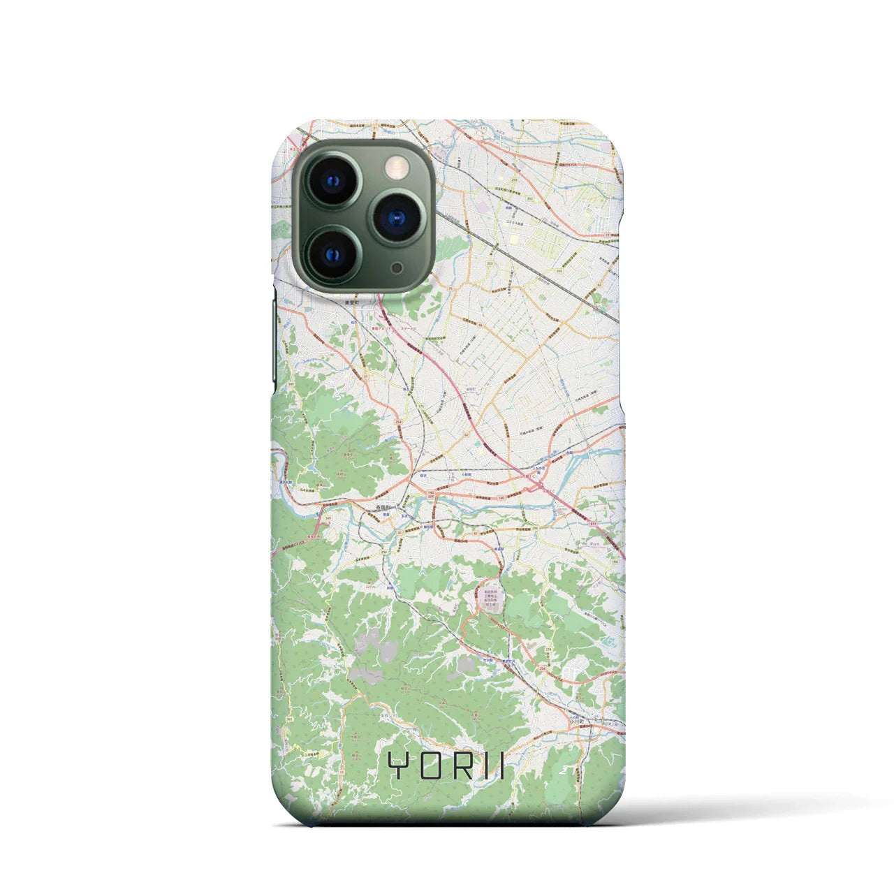【寄居(埼玉県)】地図柄iPhoneケース(バックカバータイプ)