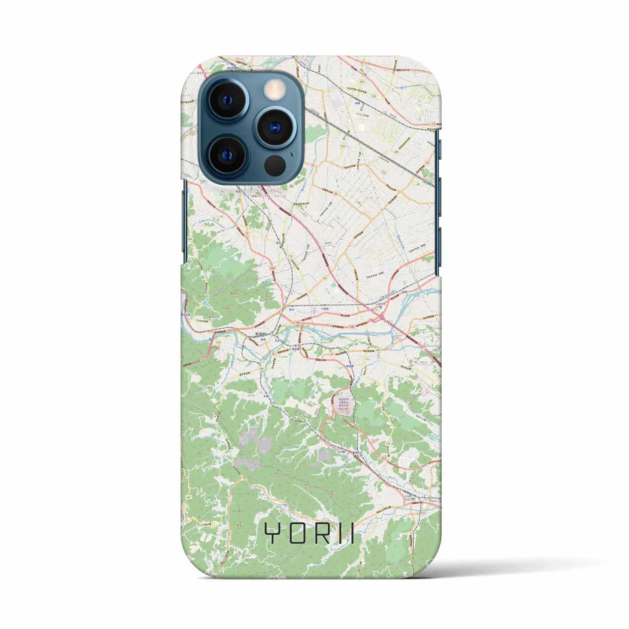 【寄居(埼玉県)】地図柄iPhoneケース(バックカバータイプ)