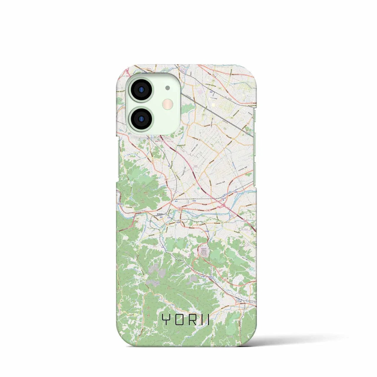 【寄居(埼玉県)】地図柄iPhoneケース(バックカバータイプ)