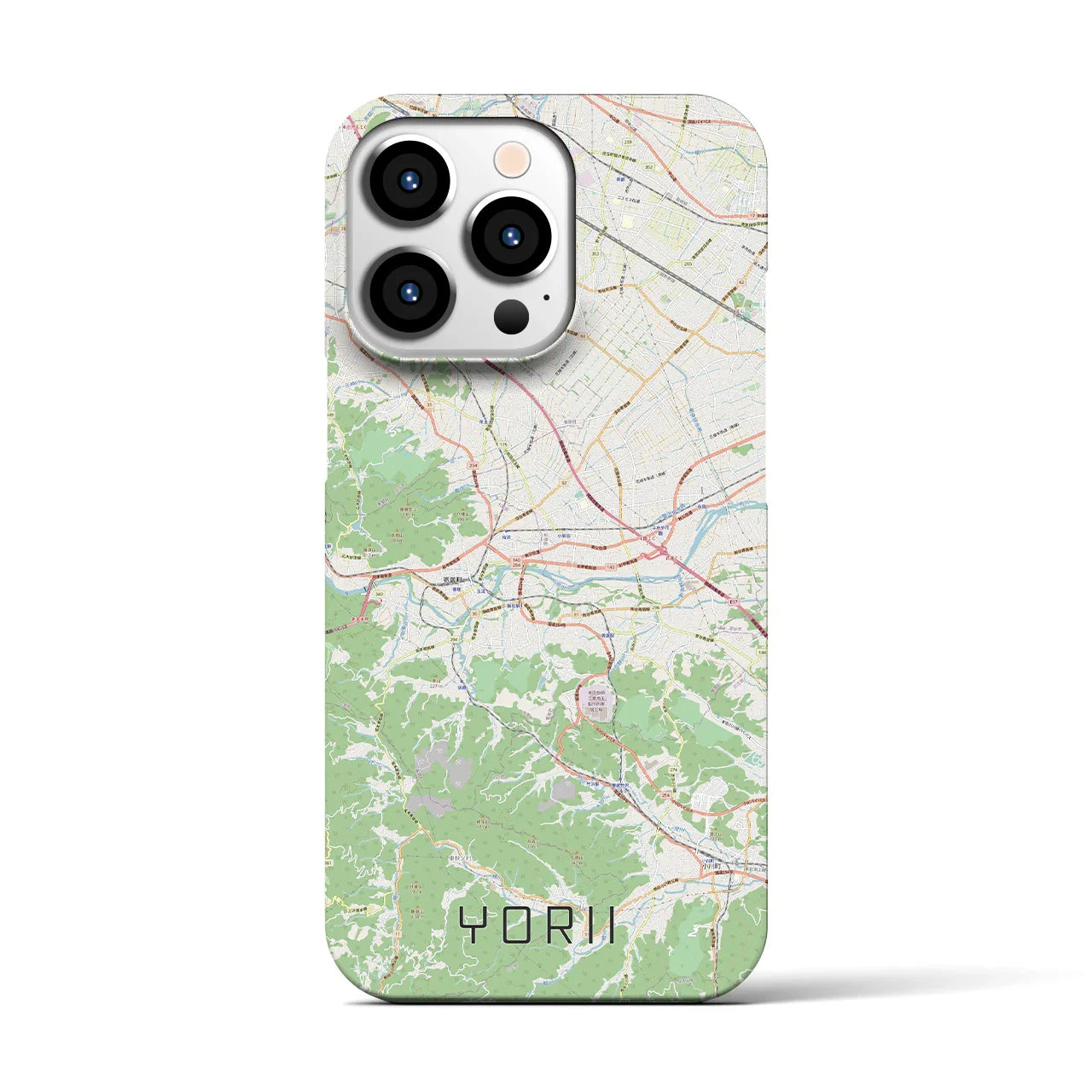 【寄居(埼玉県)】地図柄iPhoneケース(バックカバータイプ)