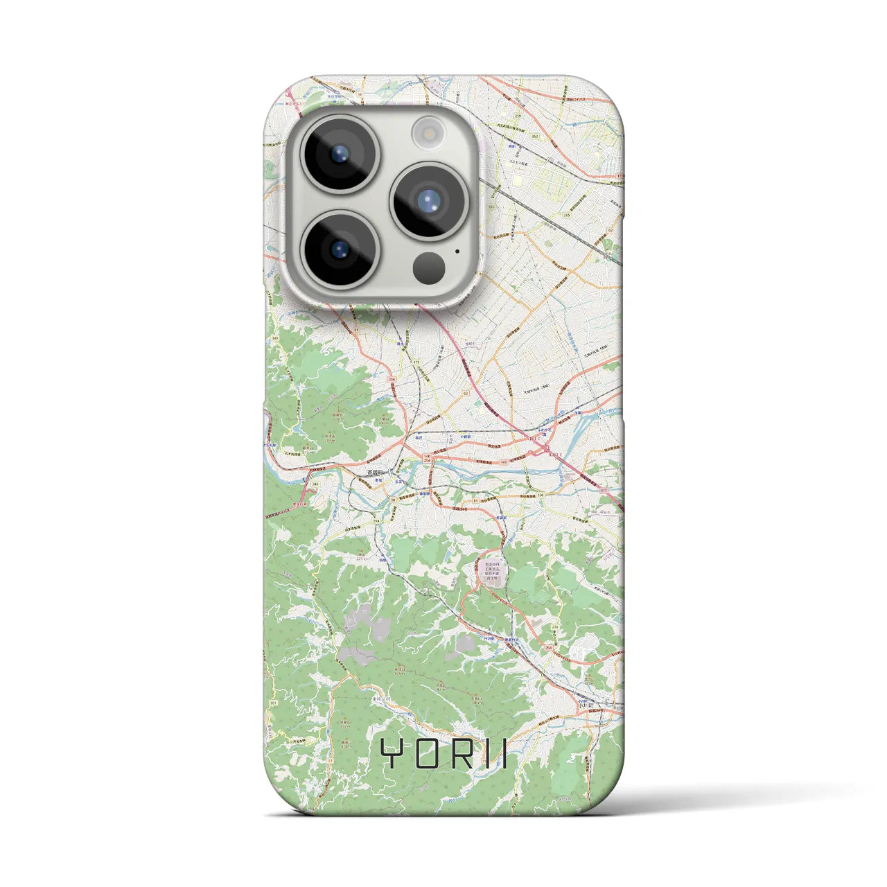 【寄居(埼玉県)】地図柄iPhoneケース(バックカバータイプ)