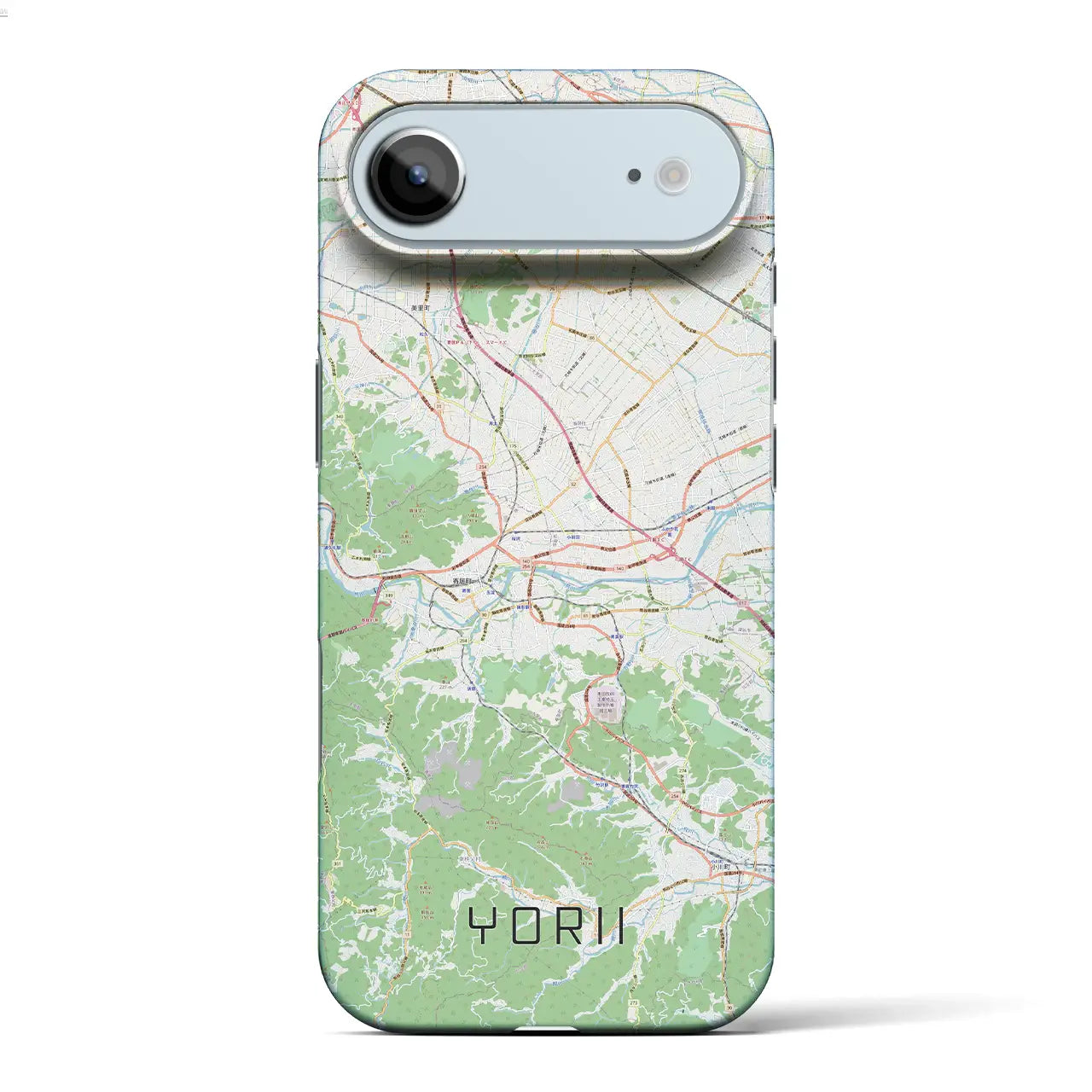 【寄居(埼玉県)】地図柄iPhoneケース(バックカバータイプ)